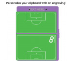 Lilac Soccer Clipboard